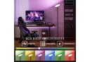 HOMCOM Stehlampe RGB dimmbar Schwarz LED Bild 5