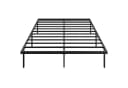 HOMCOM Metallbett Schwarz mit Lattenrost und Stauraum Bild 1