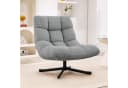 HOMCOM Relaxsessel Grau Chenille 360° drehbar Bild 2
