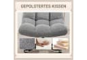 HOMCOM Relaxsessel Grau Chenille 360° drehbar Bild 5