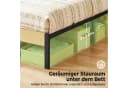 HOMCOM Bettgestell 90x200 cm mit Kopfteil und Stauraum Bild 5
