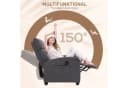 HOMCOM Massagesessel Grau mit Massagefunktion und Fernbedienung Bild 5
