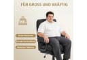HOMCOM Bürostuhl Chefsessel Schwarz mit Hoher Rückenlehne & Wippfunktion Bild 4