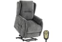 HOMCOM Relaxsessel mit Aufstehhilfe und Doppelmotor Grau Bild 1