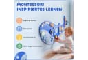 AIYAPLAY Montessori Motorikbrett 13-in-1 Wandboard Blau Bild 5