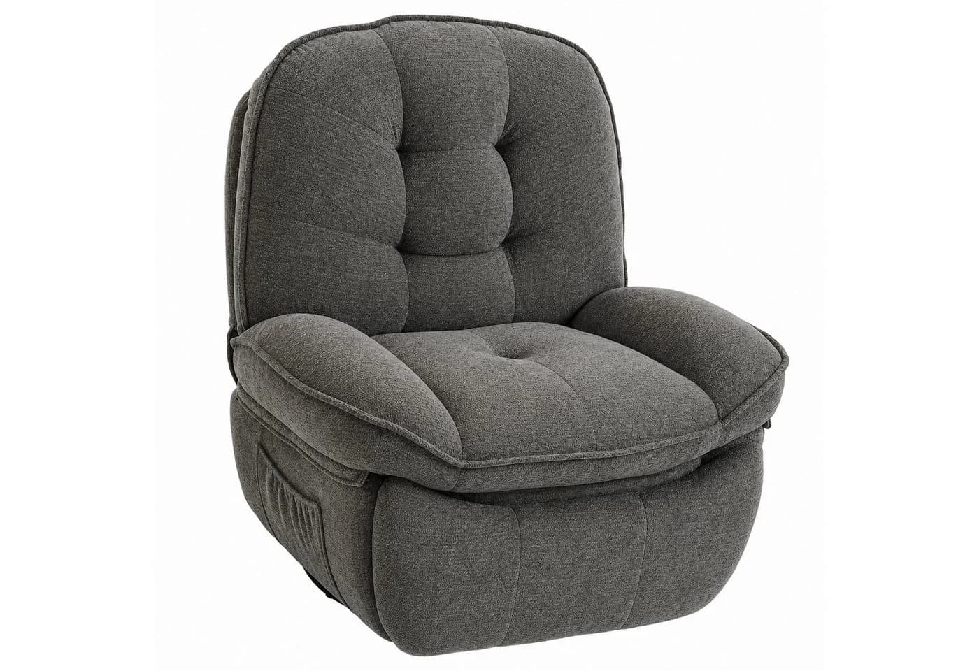 HOMCOM Relaxsessel Fernsehsessel mit Liege- & Wippfunktion Grau