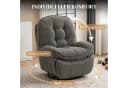 HOMCOM Relaxsessel Fernsehsessel mit Liege- & Wippfunktion Grau Bild 4