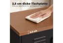HOMCOM Sideboard Industrieller Aktenschrank mit 2 Türen Schwarz/Braun Bild 5
