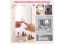 AIYAPLAY Kinderschminktisch Rosa mit 3-Fach-Spiegel, 2 Schubladen & 2 Schränken Bild 5