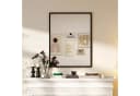 HOMCOM Wandspiegel Rechteckig Schwarz 70 x 90 cm Bild 2