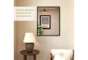 HOMCOM Wandspiegel Rechteckig Schwarz 70 x 90 cm Bild 4