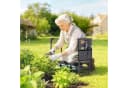 Outsunny Arbeitshocker Klappbare Kniebank Grau Bild 2