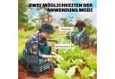 Outsunny Arbeitshocker Klappbare Kniebank Grau Bild 4