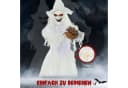 Outsunny Halloween Hexe Dekofigur mit leuchtenden Augen und Körperlicht Bild 5