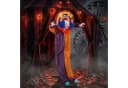 HOMCOM Animierter Zirkusclown Dekofigur Halloween Bunt Bild 2