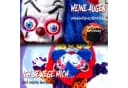 HOMCOM Animierter Zirkusclown Dekofigur Halloween Bunt Bild 4