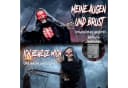 HOMCOM Animierte Halloween Sensenmann Deko Schwarz mit LEDs und Sound Bild 4
