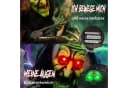 HOMCOM Animierte Halloween-Tischhexe Schwarz/Gold Kupfer mit LEDs Bild 4