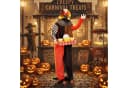 HOMCOM Animierter Halloween-Popcorn-Clown mit LED-Augen und Soundeffekten Bild 2
