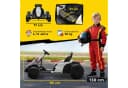 AIYAPLAY Elektro-Kinderauto Weiß mit verstellbarem Sitz Bild 3