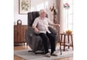 HOMCOM Relaxsessel mit Aufstehhilfe, Massage & Wärme grau Bild 2