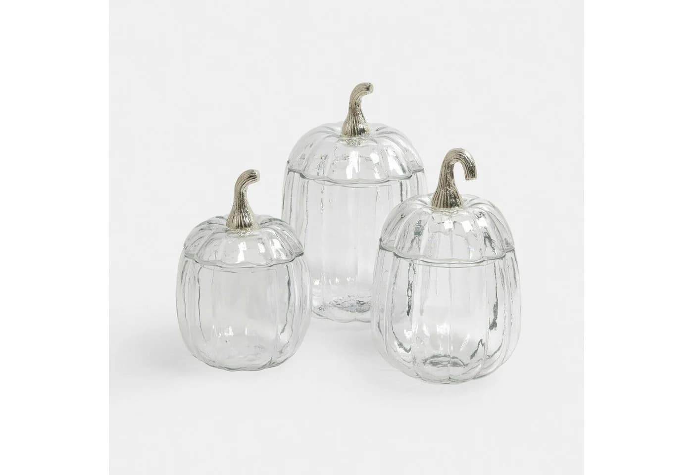 Mirabeau Alérisse Vorratsdose 3er Set Glas Aluminium Antiksilber - Bild 2