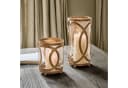 Mirabeau Windlicht 2er Set Verconi Antikgold Glas & Eisen Bild 1