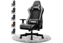 Adormii Gaming-Stuhl Ergonomisch Grau Verstellbare Armlehnen Bild 2