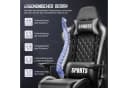 Adormii Gaming-Stuhl Ergonomisch Grau Verstellbare Armlehnen Bild 3