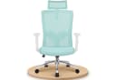 Adormii Ergonomischer Bürostuhl Blau mit verstellbarer Lendenstütze Bild 2
