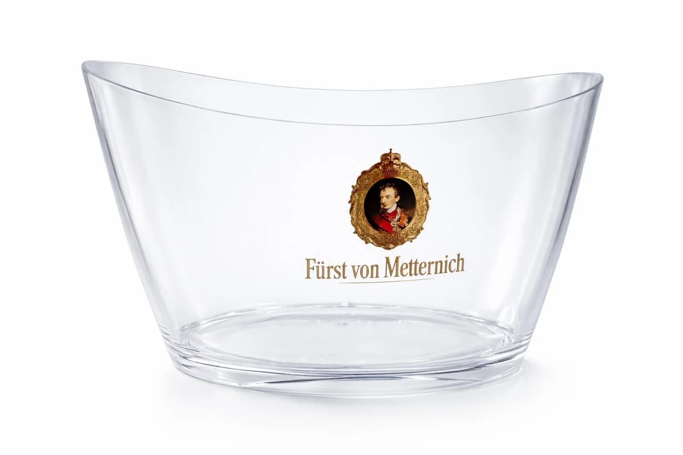 Fürst von Metternich Flaschenkühler transparent mit Logo