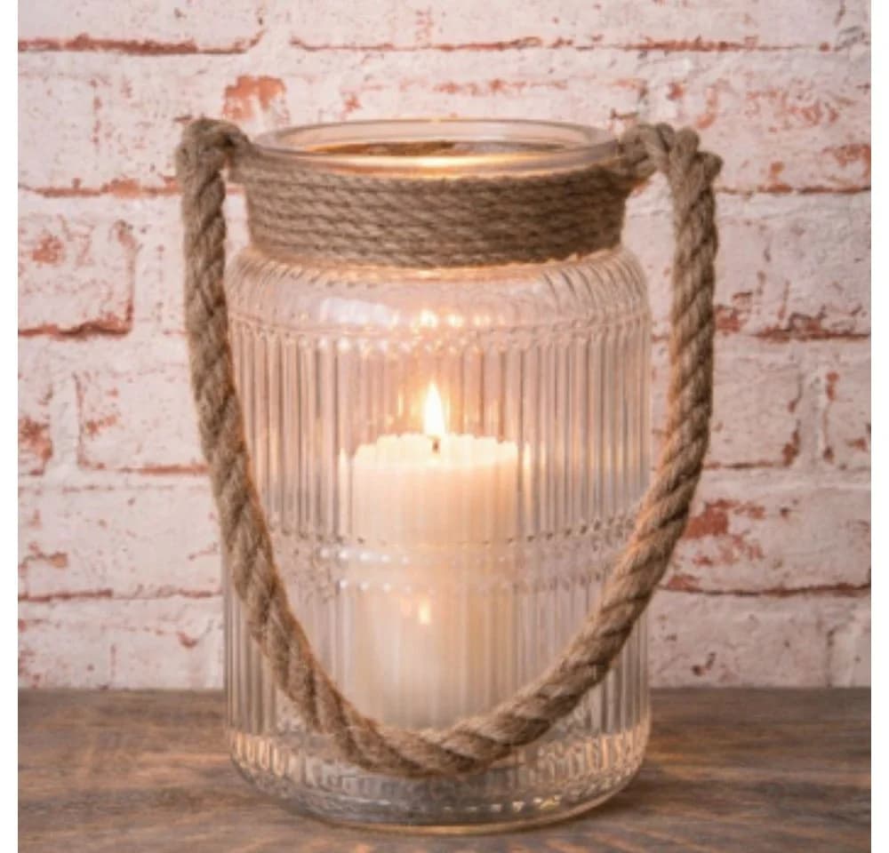 AltoBelli Windlicht Bogense Glas mit Kordel - Bild 2