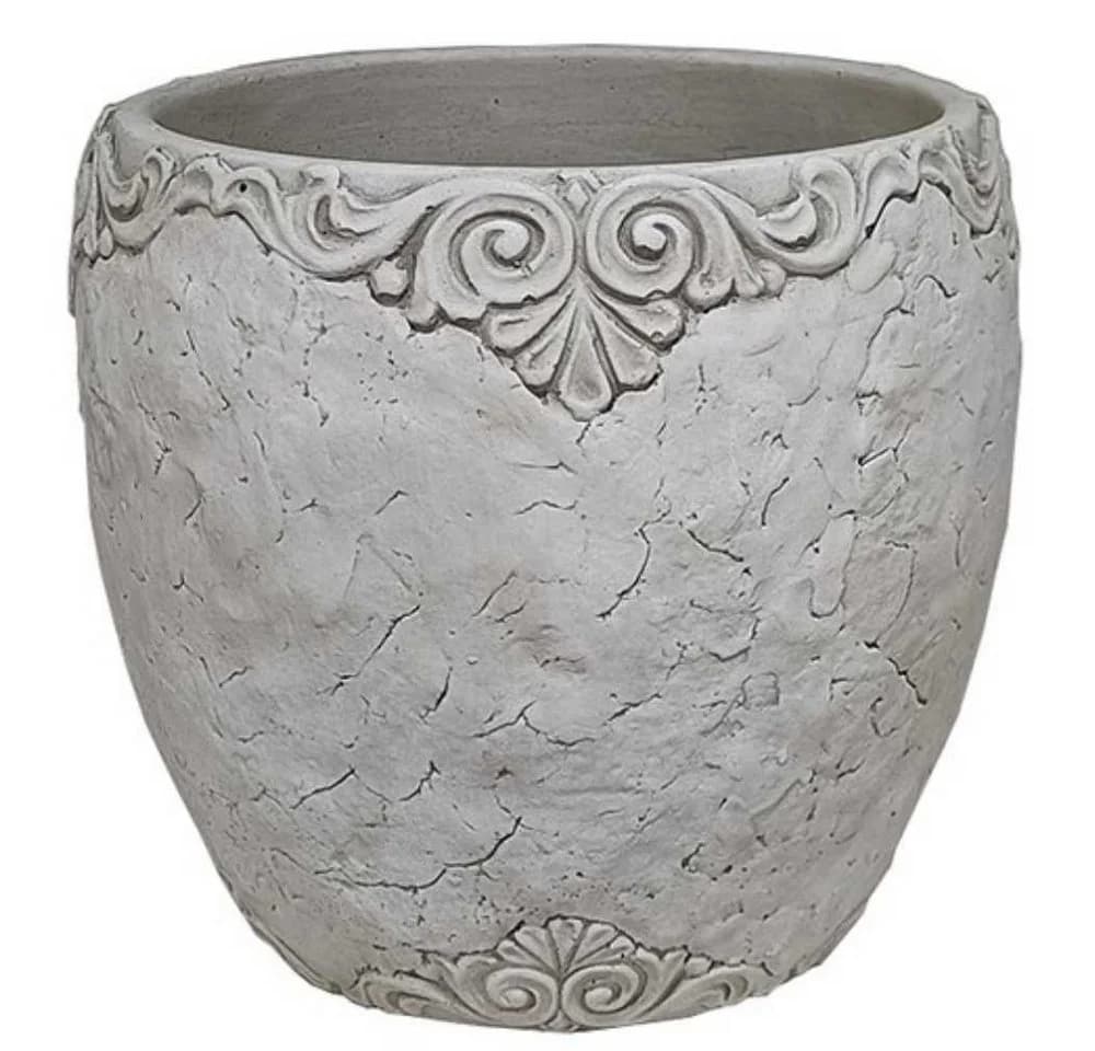 AltoBelli Blumentopf Adelina Zement Antik Grau Patina - Bild 3