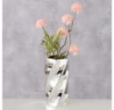 AltoBelli Vase LOUISA Silber Keramik Dekovase Bild 3