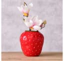 AltoBelli Keramikvase Berry Erdbeer-Design Rot Bild 3