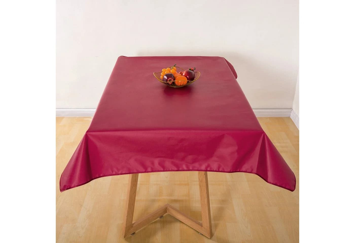 Stoffschmiede Wachstuch Tischdecke Bordeaux Abwaschbar - Bild 5