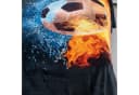 Wolle Wolldecke Fußball-Muster 150x200 cm Bild 3