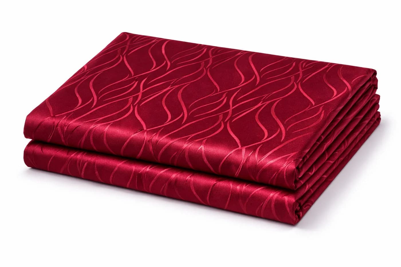 Stoffschmiede Tischdecke Rot Streifen-Muster