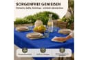Stoffschmiede Gartentischdecke Blau PVC Wetterfest Bild 5