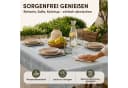 Stoffschmiede Gartentischdecke PVC Wetterfest Grau Bild 5