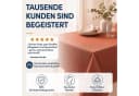 Stoffschmiede Tischdecke mit Leinen-Optik, Wasserabweisend Orange Bild 5