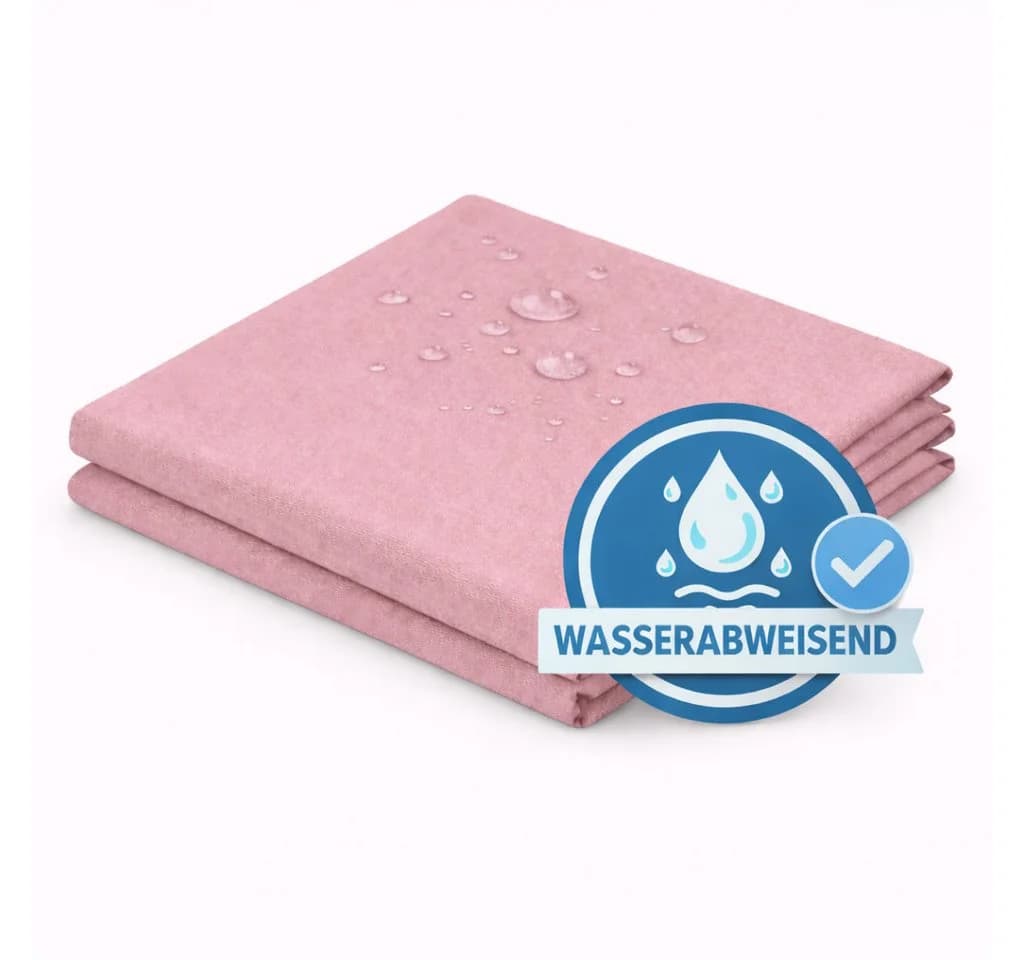 Stoffschmiede Tischdecke Leinen-Optik Wasserabweisend Altrosa