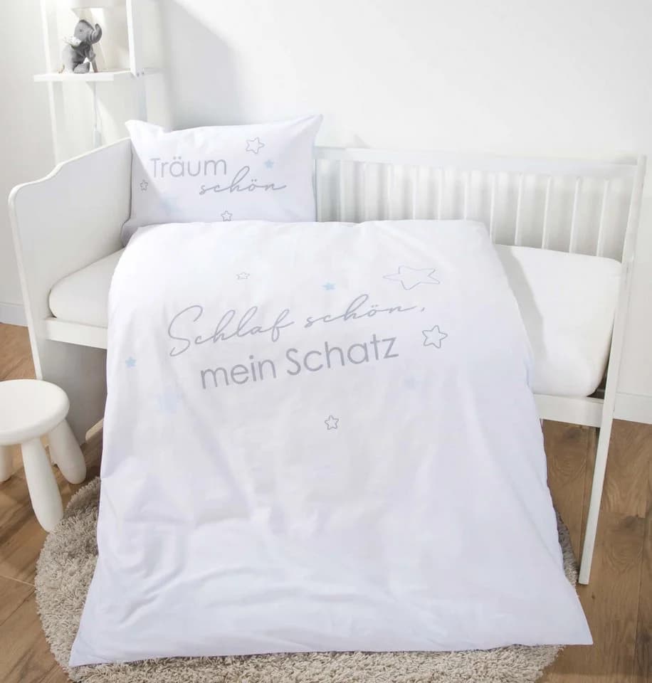 babybest Kinderbettwäsche 100% Baumwolle Kleiner Schatz