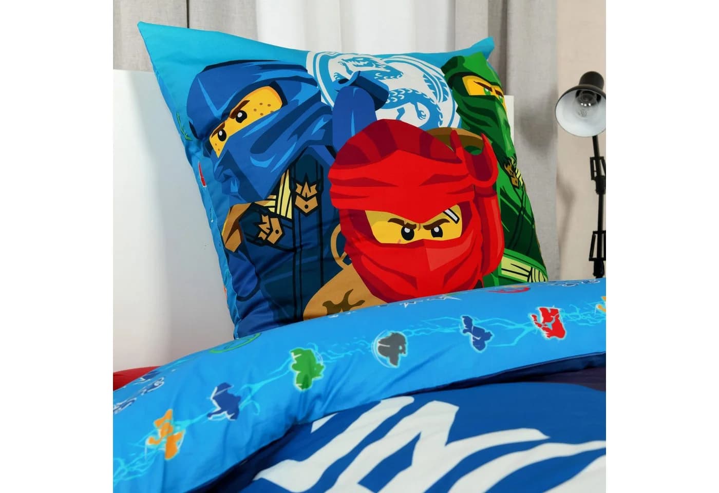 Stoffschmiede Kinderbettwäsche LEGO NINJAGO Ninja Team 100% Baumwolle - Bild 3