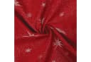 Stoffschmiede Tischdecke Weihnachten Lurex Sternenmotiv Bordeaux Bild 3