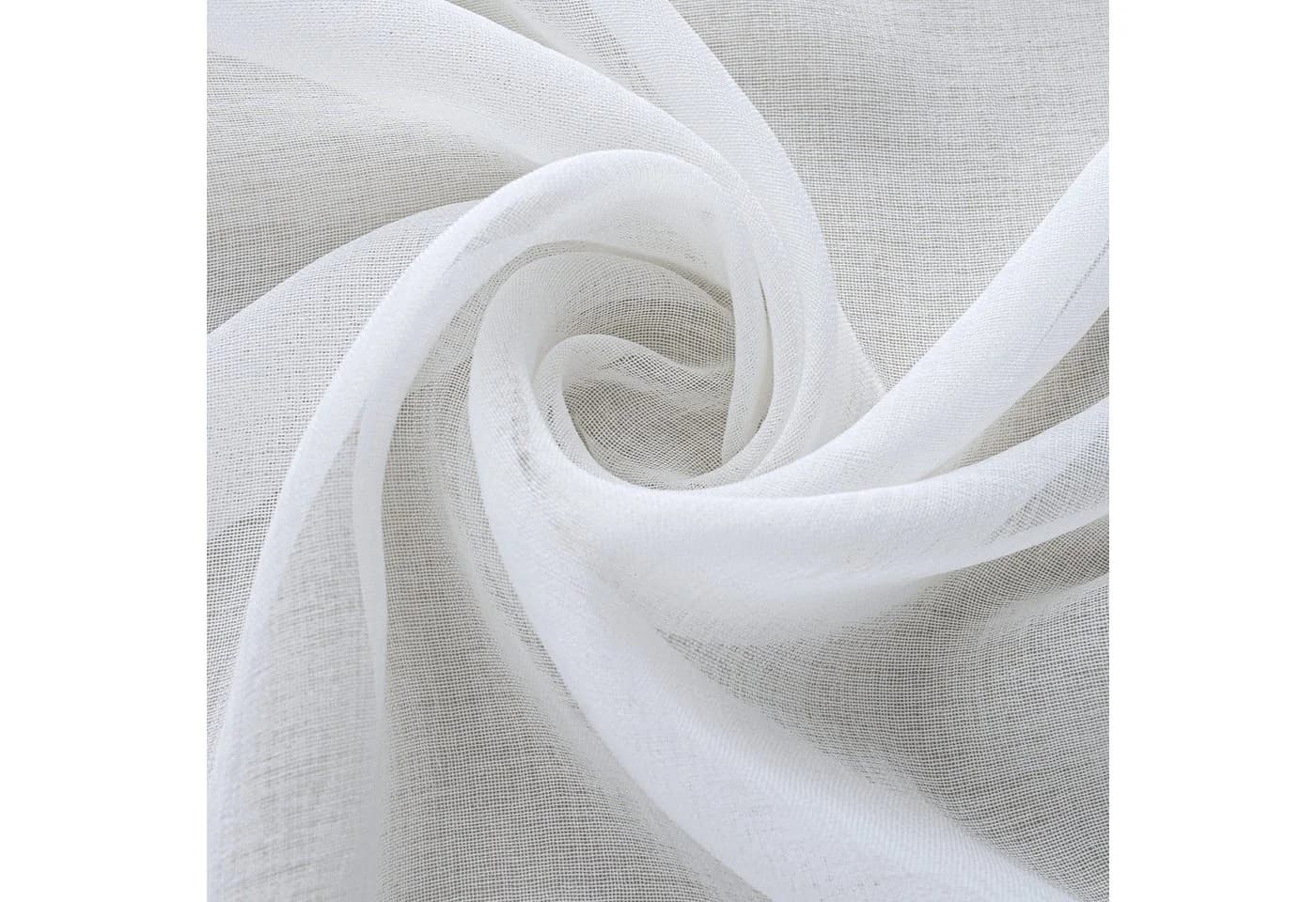 Stoffschmiede Gardine Verdeckte Schlaufe Weiß Polyester - Bild 3