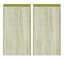 furnicato Fadenvorhang Grün 100 x 250 cm Tunneldurchzug Bild 2