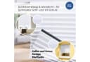 DomDeco Plissee Premium ohne Bohren Weiß Modern Bild 1