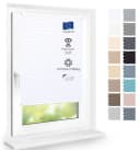 DomDeco Plissee Premium ohne Bohren Weiß Modern Bild 2