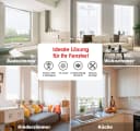 DomDeco Plissee Premium ohne Bohren Weiß Modern Bild 3